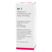 Abbildung: NR.7 Magnesium phosphoricum D 6 spag.Glückselig 50 ml, Tropfen zum Einnehmen PZN 10965939 