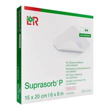 Abbildung: SUPRASORB P PU-Schaumv.nicht klebend 15x20 cm 5 St, Verband PZN 10973459 
