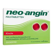 Abbildung: Neo-Angin Halstabletten Kirsche 12 St, Lutschtabletten PZN 10994817 