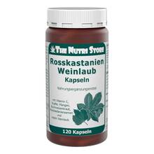 Abbildung: Rosskastanien 100 mg Weinlaub 50 mg Kapseln 120 St, Kapseln PZN 11008447 