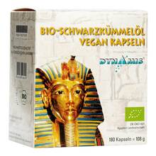 Abbildung: Schwarzkümmel Bio vegan Kapseln 180 St, Kapseln PZN 11017529 