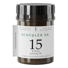 Abbildung: SCHÜSSLER NR.15 Kalium jodatum D 6 Tabletten 400 St, Tabletten PZN 11031860 