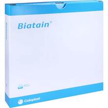 Abbildung: BIATAIN Silicone Ag Schaumverband 15x15 cm 5 St, Verband PZN 11033497 