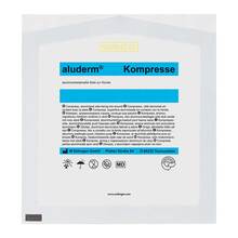 Abbildung: ALUDERM Kompressen 7,5x7,5 cm 1 St, Kompressen PZN 11047878 