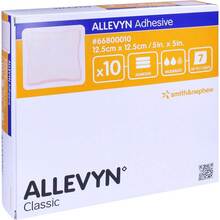 Abbildung: ALLEVYN Adhesive 12,5x12,5 cm haftende Wundauflage 10 St, Verband PZN 11049021 