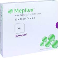 Abbildung: MEPILEX 10x10 cm Schaumverband 5 St, Verband PZN 11049073 