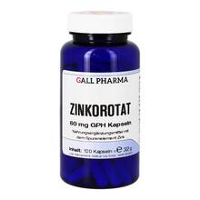 Abbildung: Zinkorotat 60 mg Gph Kapseln 120 St, Kapseln PZN 11075082 