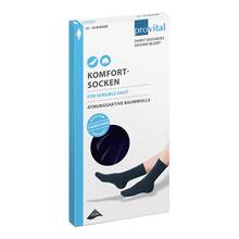 Abbildung: Provital Komfortsocken women Größe 35-38 marine 2 St PZN 11080887 