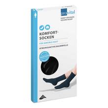Abbildung: Provital Komfortsocken women Größe 35-38 schwarz 2 St PZN 11080918 