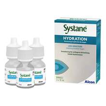 Abbildung: Systane Hydration Benetzungstropfen für die Augen 3X10 ml, Augentropfen PZN 11088216 