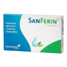 Abbildung: Sanferin Tabletten 20 St, Tabletten PZN 11090058 