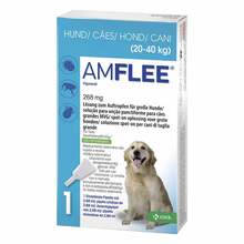 Abbildung: Amflee 268 mg Spot-on Lösung für große Hunde 20-40kg 3 St, Lösung PZN 11099846 