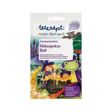 Abbildung: TETESEPT Kinder Badespaß Farbwechselbad Hokuspokus 50 g, Salz PZN 11101342 