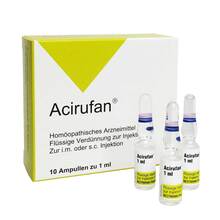 Abbildung: ACIRUFAN Ampullen 10 St, Ampullen PZN 11102873 