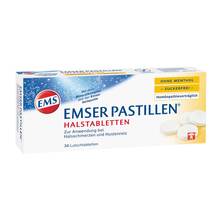 Abbildung: Emser Pastillen ohne Menthol zuckerfrei 30 St, Lutschtabletten PZN 11108002 