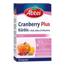 Abbildung: Abtei Kürbis Plus Cranberry Kapseln 30 St, Kapseln PZN 11111300 