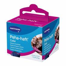 Abbildung: Peha-Haft Color Fixierbinde latexfrei 4 cmx4 m blau 1 St, Binden PZN 11124892 