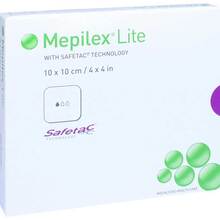 Abbildung: MEPILEX Lite Schaumverband 10x10 cm steril 5 St, Verband PZN 11134376 