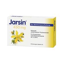 Abbildung: Jarsin 450 mg Filmtabletten 60 St, Filmtabletten PZN 11138799 
