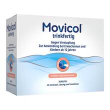 Abbildung: Movicol trinkfertig 25 ml Beutel Lösung zum Einnehmen 30 St, Lösung zum Einnehmen PZN 11163969 