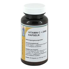 Abbildung: Vitamin C + Zink 25 mg Kapseln 90 St, Kapseln PZN 11169417 