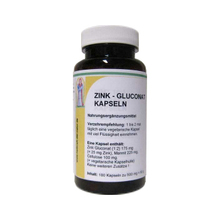 Abbildung: ZINK 25 mg Zinkgluconat Kapseln 90 St, Kapseln PZN 11169564 
