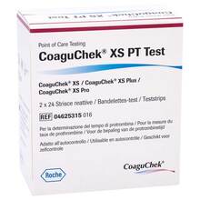 Abbildung: COAGUCHEK XS PT Test 2X24 St, Teststreifen PZN 11169937 