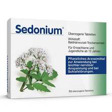 Abbildung: Sedonium überzogene Tabletten 50 St, Überzogene Tabletten PZN 11177865 
