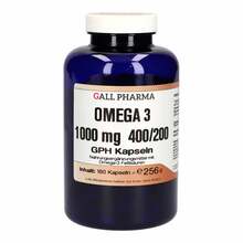Abbildung: Omega-3 1000 mg 400 / 200 Gph Kapseln 180 St, Kapseln PZN 11190222 