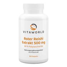 Abbildung: Roter Reishi Extrakt 500 mg 40% Polysacchar.Kapseln  100 St, Kapseln PZN 11219078 