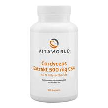 Abbildung: Cordyceps Extrakt 500 mg CS4 40% Polysacchar.Kapseln  100 St, Kapseln PZN 11219090 
