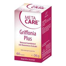 Abbildung: Meta-Care Griffonia + Kapseln 60 St, Kapseln PZN 11219658 