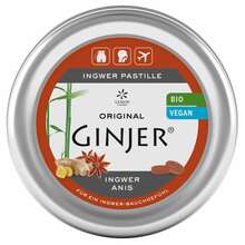 Abbildung: Ingwer Ginjer Pastillen Bio Anis 40 g, Pastillen PZN 11227043 