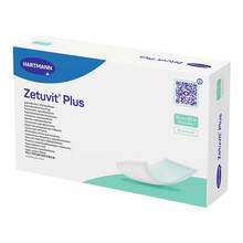 Abbildung: ZETUVIT Plus extrastarke Saugkompr.steril 10x20 cm 10 St, Kompressen PZN 11229970 