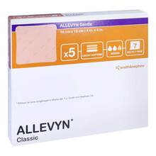 Abbildung: ALLEVYN Gentle 10x10 cm Schaumverband 5 St, Verband PZN 11230223 