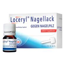 Abbildung: Loceryl Nagellack gegen Nagelpilz Direkt-Applikat. 5 ml, Wirkstoffhaltiger Nagellack PZN 11286181 