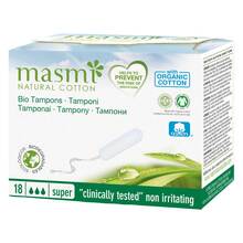 Abbildung: Bio Tampons Super 100% Bio-Baumwolle Masmi 18 St, Tampon PZN 11286689 