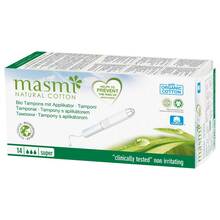 Abbildung: Bio Tampons Super mit Applikator 100% Bio-Baumwolle Masmi 14 St, Tampon PZN 11286749 
