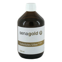 Abbildung: KOLLOIDALES SILBER 10 ppm flüssig 500 ml, Flüssigkeit PZN 11321411 