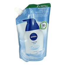 Abbildung: NIVEA FLÜSSIGSEIFE Creme soft Nachfüllbeutel 500 ml, Flüssigseife PZN 11325490 