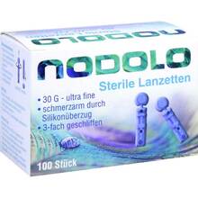 Abbildung: LANZETTEN NODOLO steril 30 G ultra fine 100 St, Lanzetten PZN 11339894 