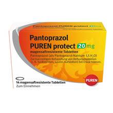 Abbildung: Pantoprazol Puren protect 20 mg magensaftresistent Tabletten  14 St, Tabletten magensaftresistent PZN 11357343 