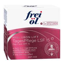 Abbildung: Frei Öl Anti-Age Hyaluron Lift Tagespflege Lsf 15 50 ml, Tagescreme PZN 11359201 