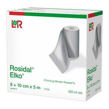 Abbildung: Rosidal Elko 8 + 10 cmx5 m Kurzzugbinde 2 St, Binden PZN 11483800 