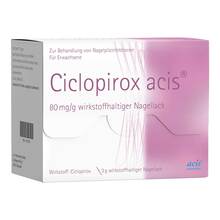 Abbildung: Ciclopirox acis 80 mg / g wirkstoffhalt.Nagellack 3 g, Wirkstoffhaltiger Nagellack PZN 11510371 