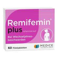 Abbildung: Remifemin plus Johanniskraut Filmtabletten 60 St, Filmtabletten PZN 11517203 