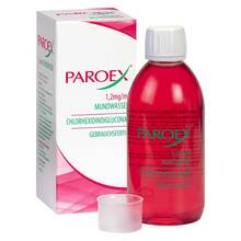 Abbildung: Paroex 1,2 mg / ml Mundwasser 300 ml, Mundwasser PZN 11529212 