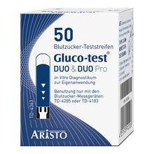Abbildung: Gluco Test Duo Teststreifen 50 St, Teststreifen PZN 11563930 