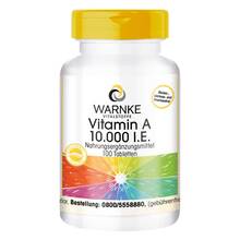 Abbildung: Vitamin A 10.000 I.E. Tabletten 100 St, Tabletten PZN 11587416 