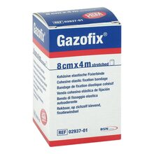 Abbildung: Gazofix Fixierbinde kohäsiv 8 cmx4 m 1 St, Binden PZN 11587801 